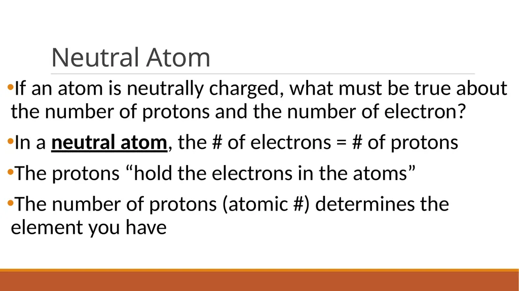 Aim: What is the internal structure of an atom? DO - slide 7 of 18