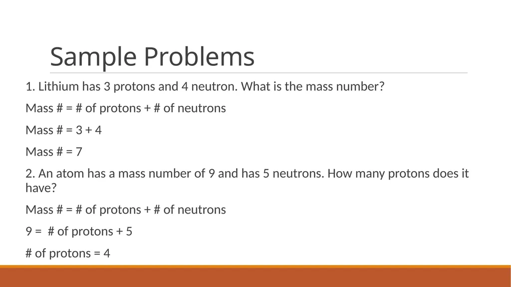 Aim: What is the internal structure of an atom? DO - slide 8 of 18