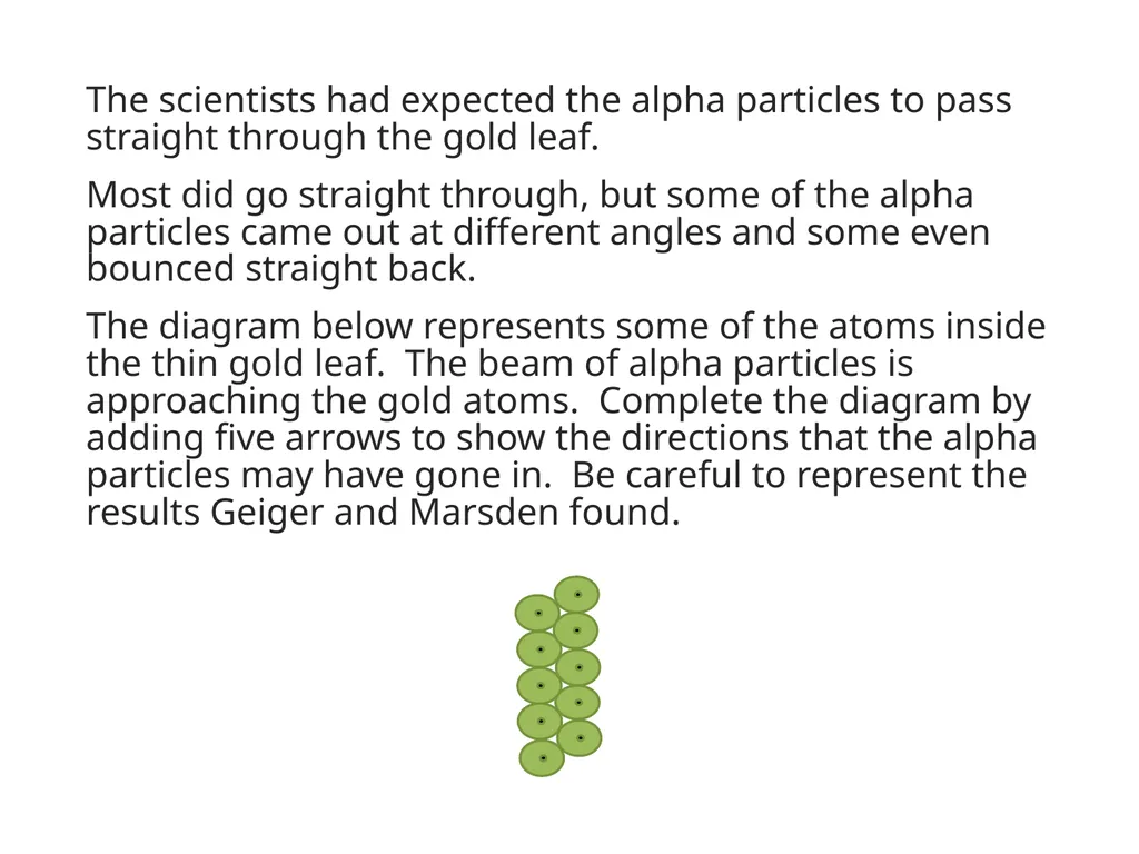 The Atom Learning Objective: To understand the use - slide 10 of 11