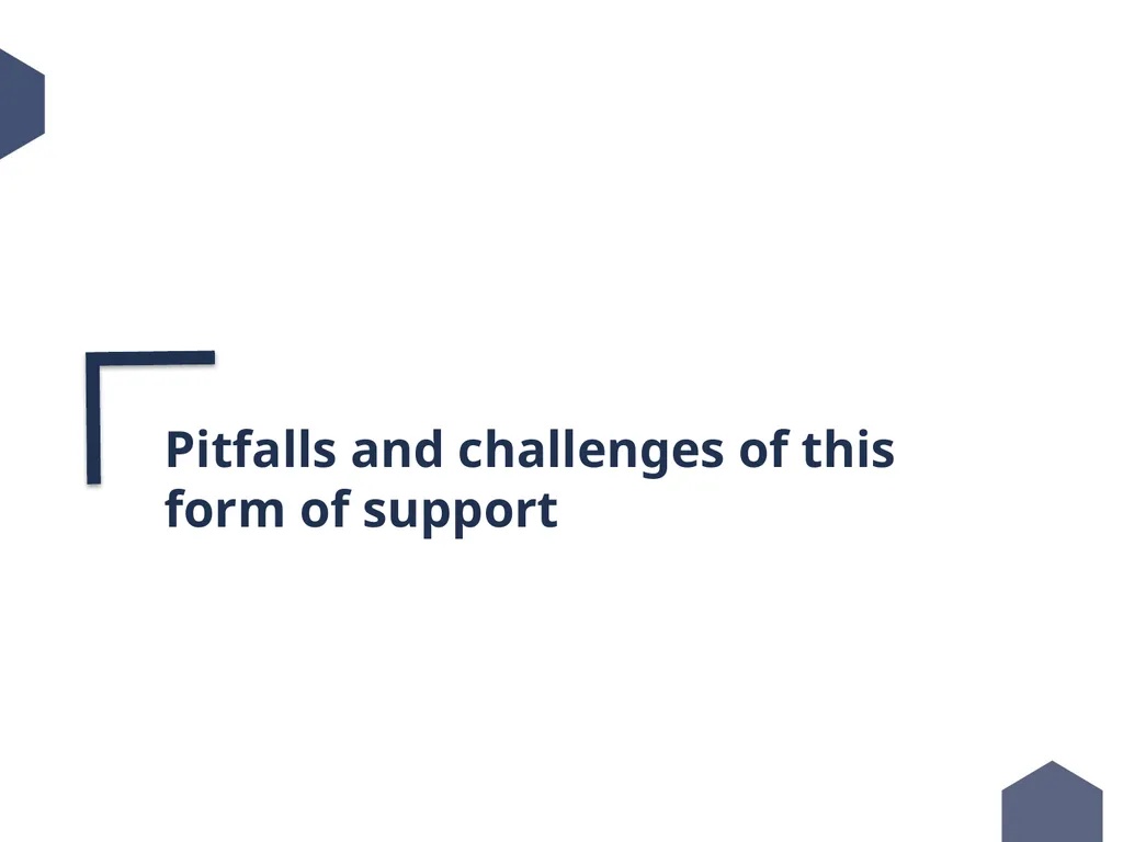 Public support to PGS development Political - slide 9 of 11
