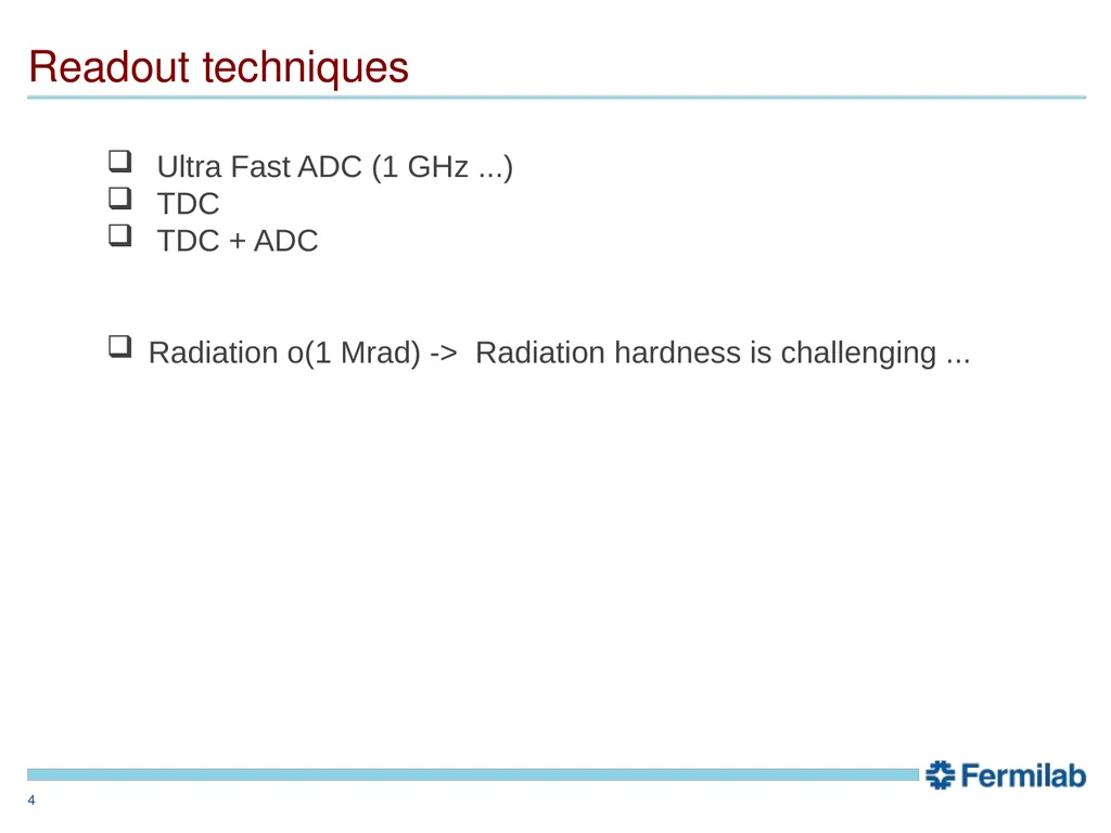 Mu2eII calorimeter readout: sparse ideas F. - slide 4 of 16