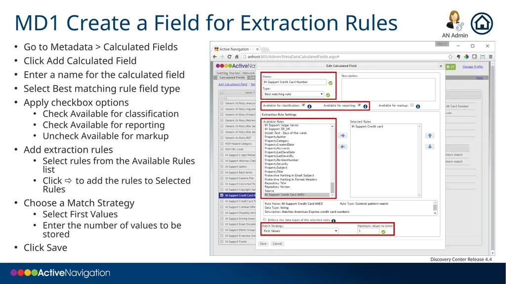 Creating Custom Metadata Starter Creating - slide 10 of 12