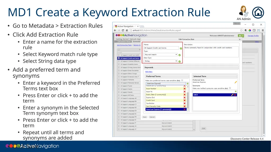 Creating Custom Metadata Starter Creating - slide 7 of 12