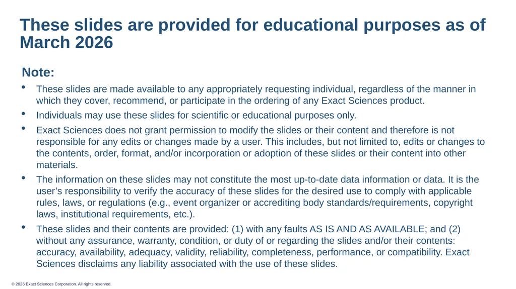 These slides are provided for educational purposes - slide 17 of 17