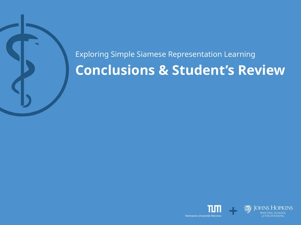 Exploring Simple Siamese Representation Learning - slide 24 of 29