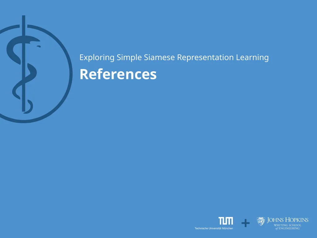 Exploring Simple Siamese Representation Learning - slide 28 of 29