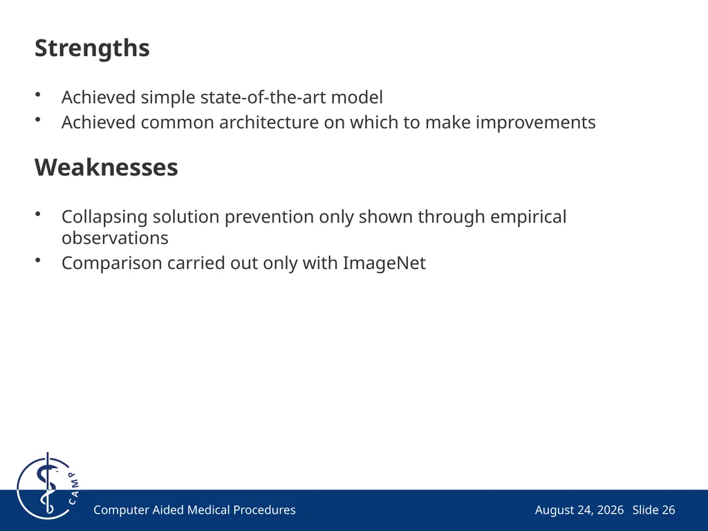 Exploring Simple Siamese Representation Learning - slide 26 of 29