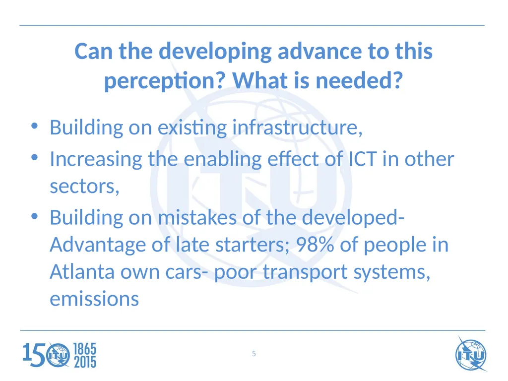 ITU Regional Standardization Forum For Africa - slide 5 of 15
