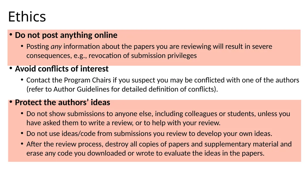 How to Write Good Reviews for CVPR Based on - slide 14 of 19