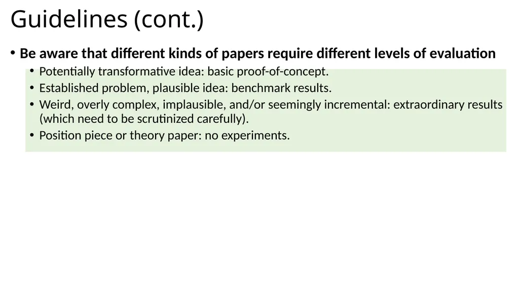 How to Write Good Reviews for CVPR Based on - slide 13 of 19