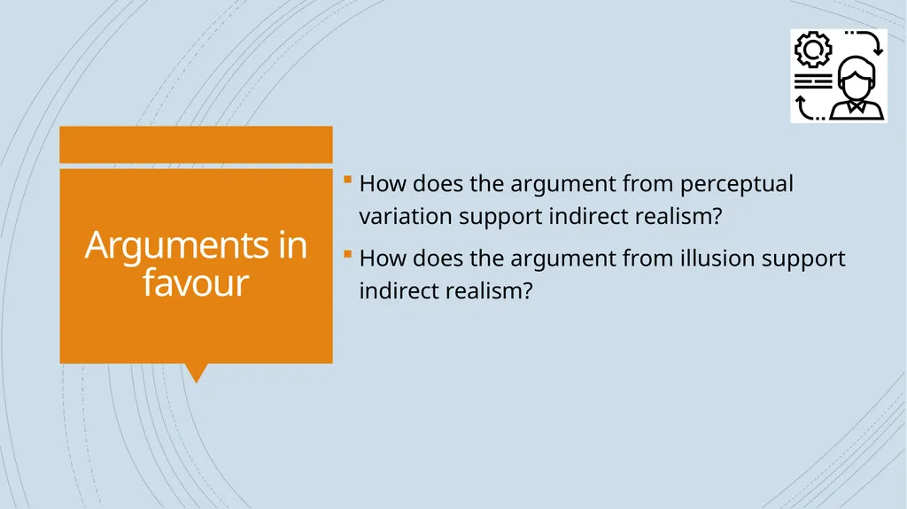 Indirect realism Michael Lacewing Indirect realism - slide 3 of 11