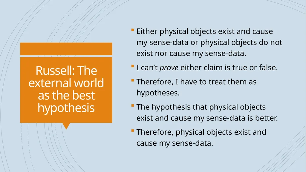 Indirect realism Michael Lacewing Indirect realism - slide 9 of 11