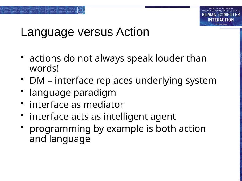 chapter 4 paradigms why study paradigms Concerns - slide 19 of 26