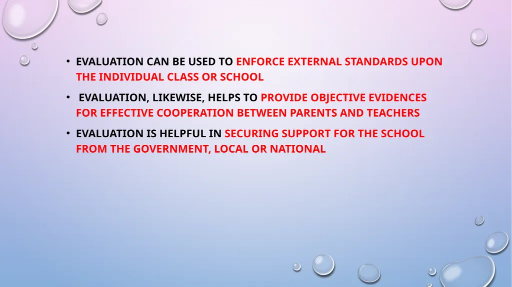 CONCEPT OF EVALUATION The terms measurement and - slide 14 of 16