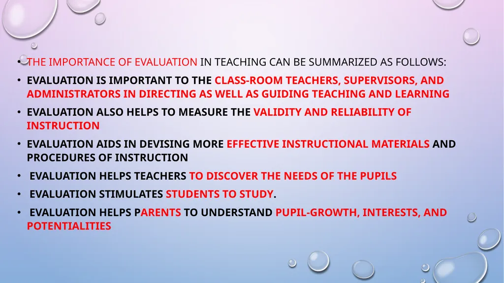 CONCEPT OF EVALUATION The terms measurement and - slide 13 of 16