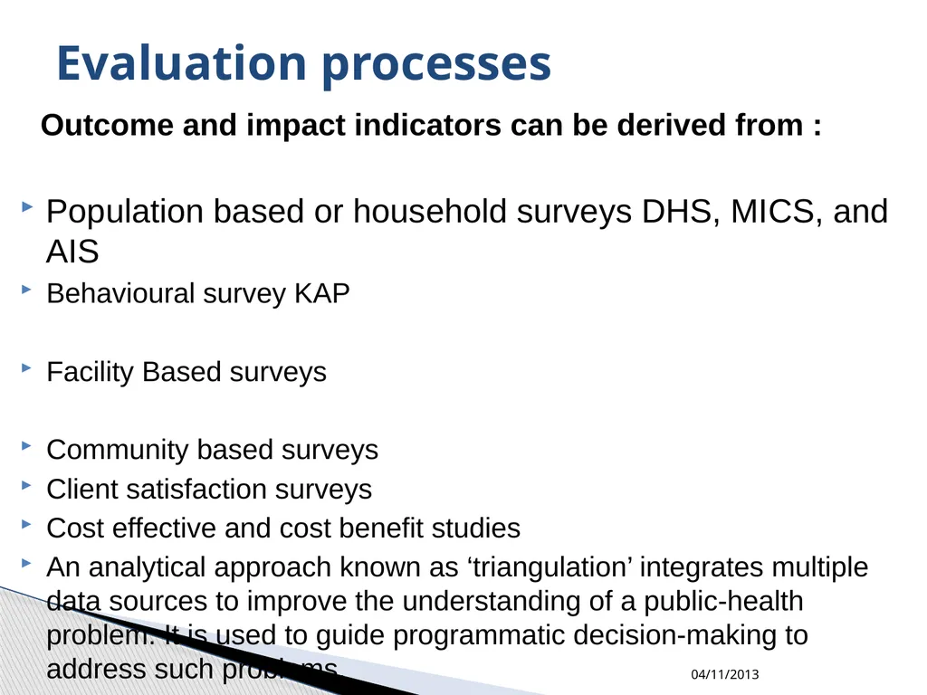MONITORING and EVALUATION M&E establishes clear - slide 25 of 29