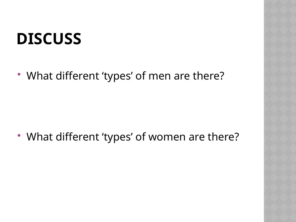 Gender Identities G671 What are the - slide 12 of 61