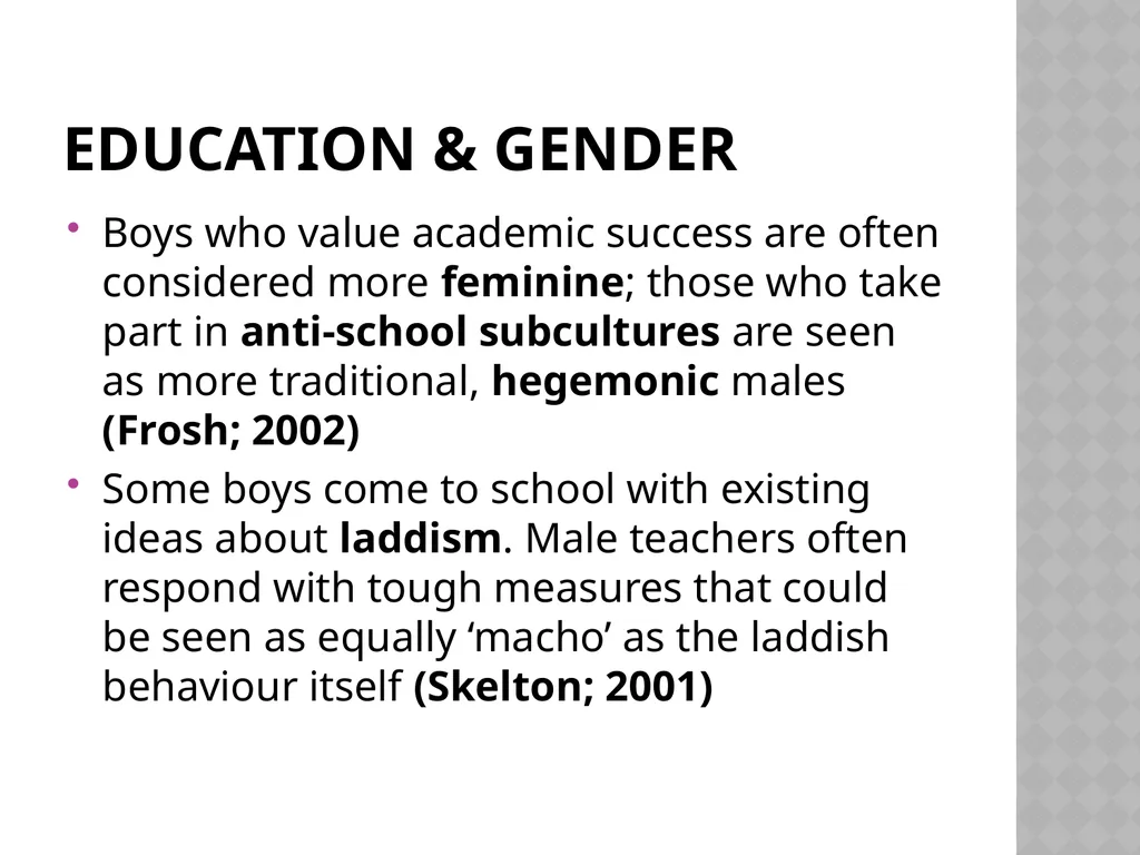 Gender Identities G671 What are the - slide 48 of 61