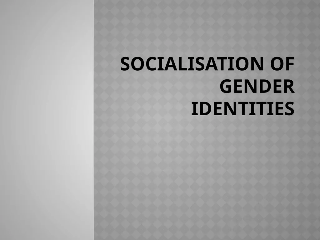 Gender Identities G671 What are the - slide 24 of 61