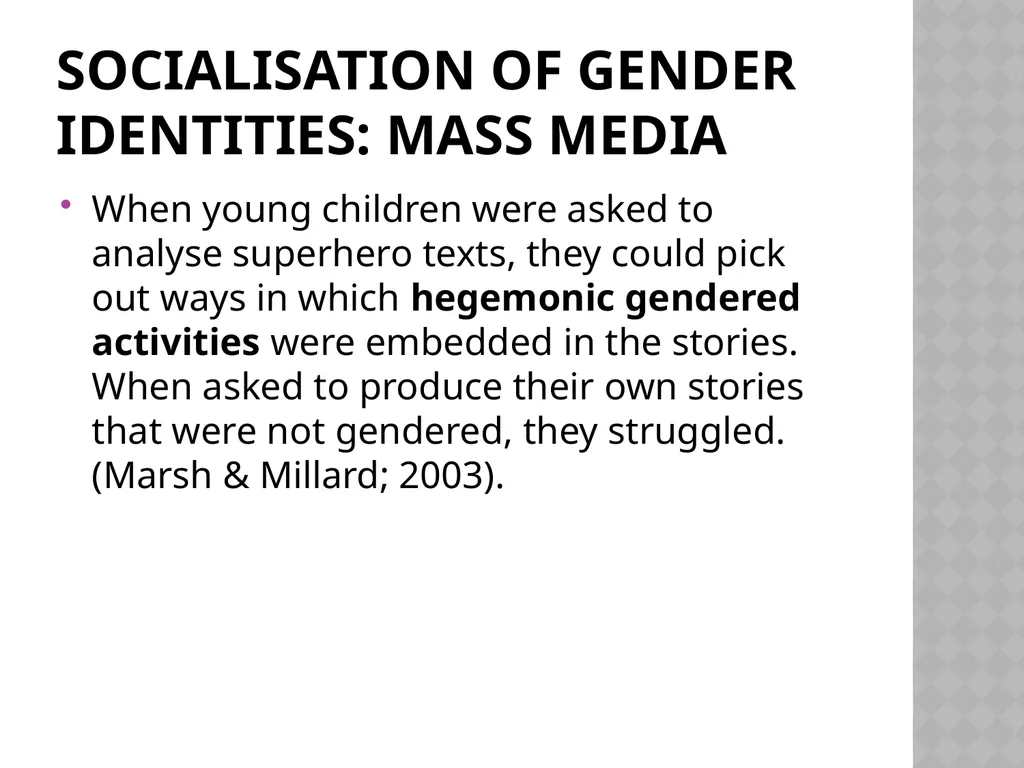 Gender Identities G671 What are the - slide 31 of 61