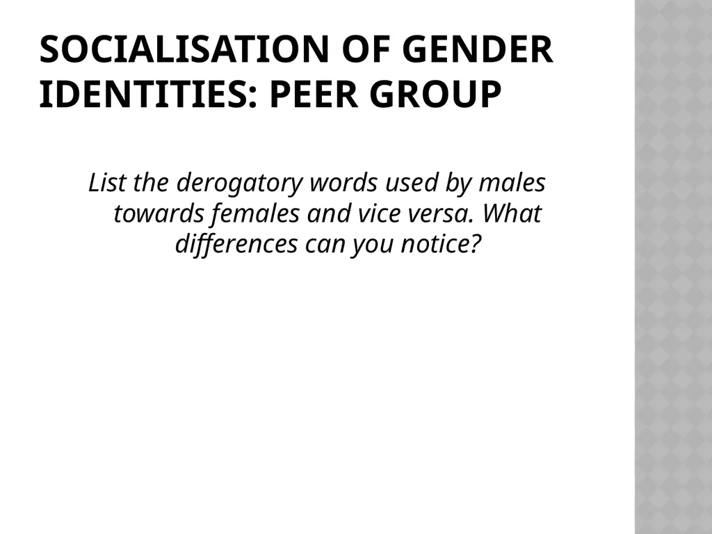 Gender Identities G671 What are the - slide 53 of 61