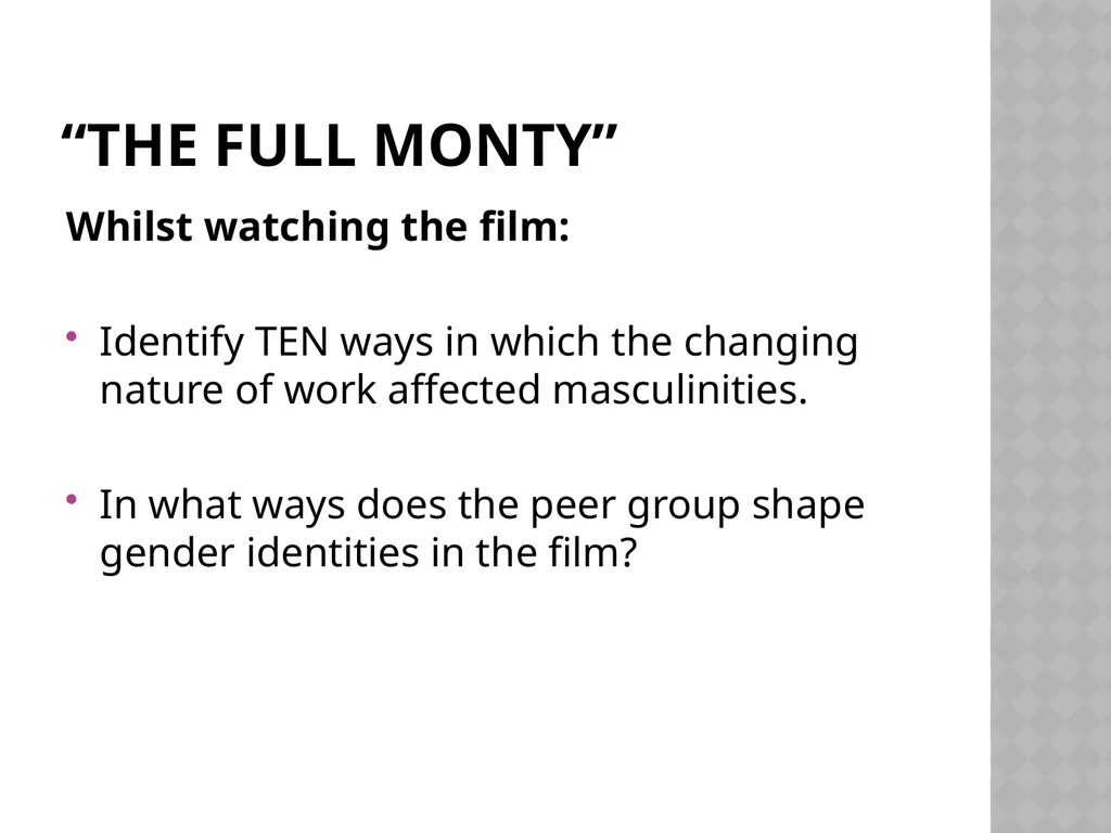 Gender Identities G671 What are the - slide 60 of 61