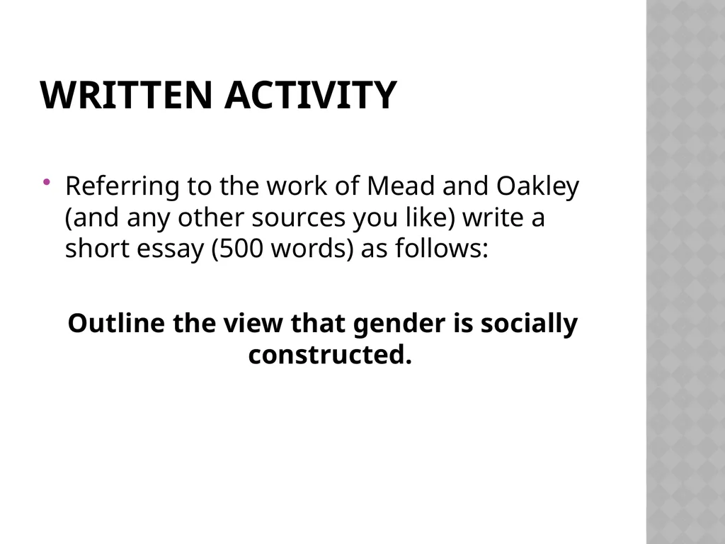 Gender Identities G671 What are the - slide 10 of 61