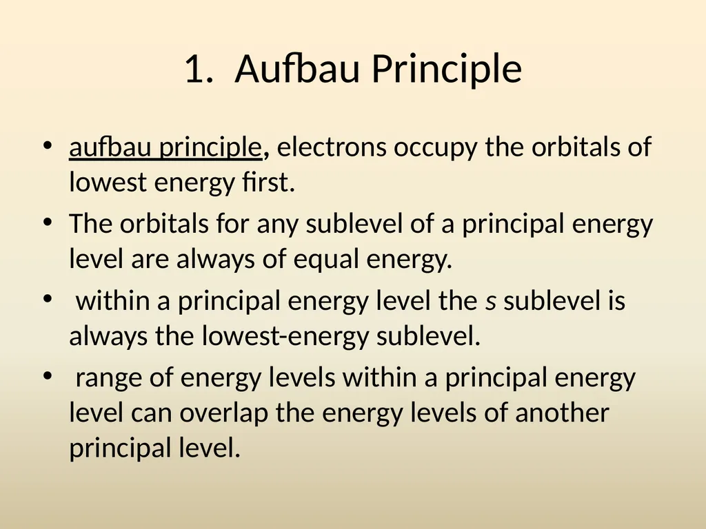 Electron House Where do the electrons live? Energy - slide 26 of 46