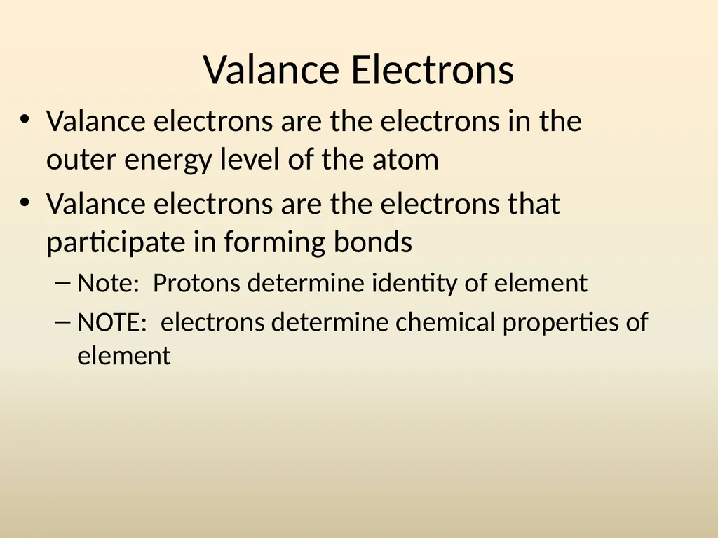 Electron House Where do the electrons live? Energy - slide 43 of 46