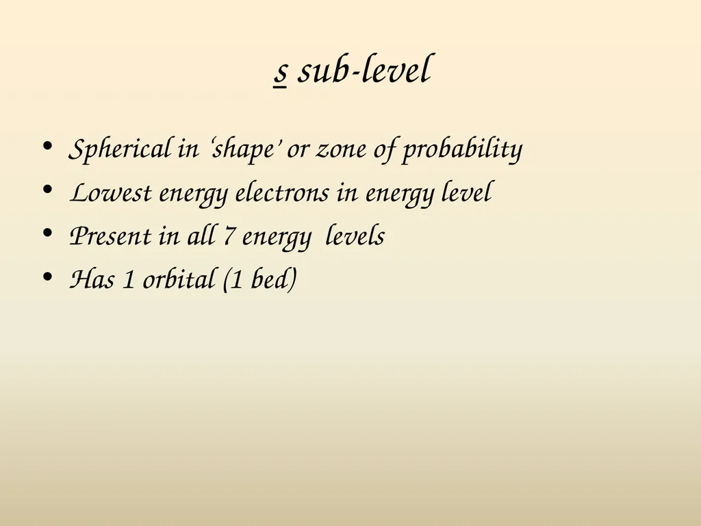 Electron House Where do the electrons live? Energy - slide 12 of 46