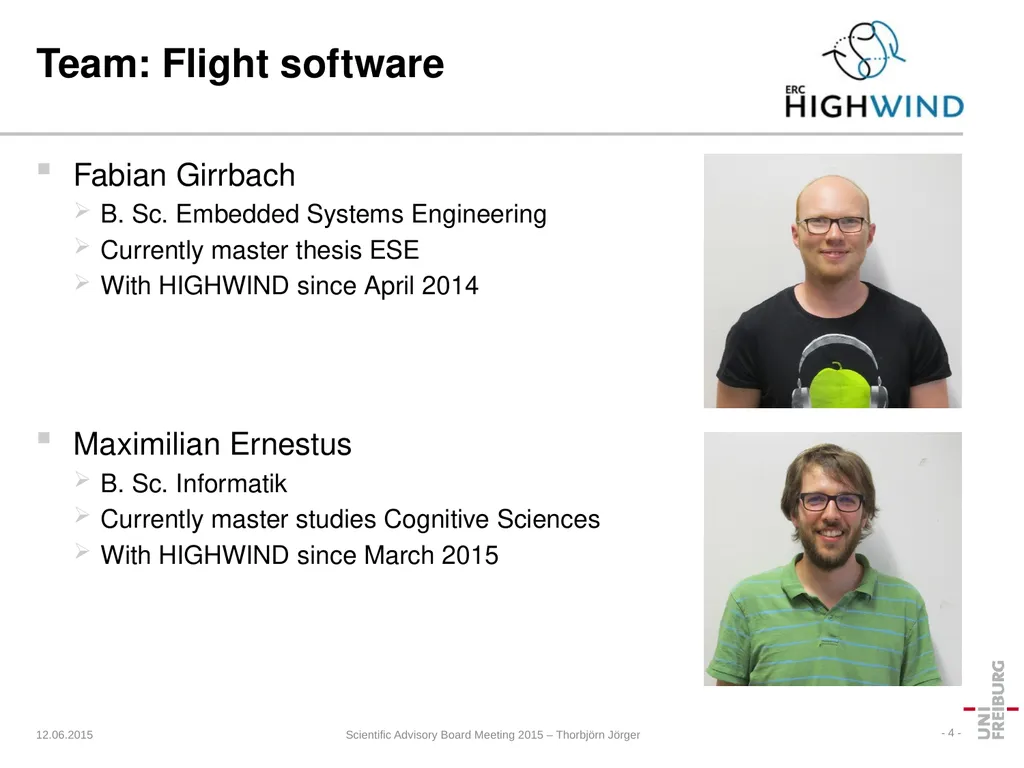 HIGHWIND Hardware Thorbjörn Jörger Lehrstuhl für - slide 4 of 31