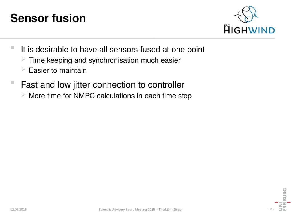 HIGHWIND Hardware Thorbjörn Jörger Lehrstuhl für - slide 8 of 31