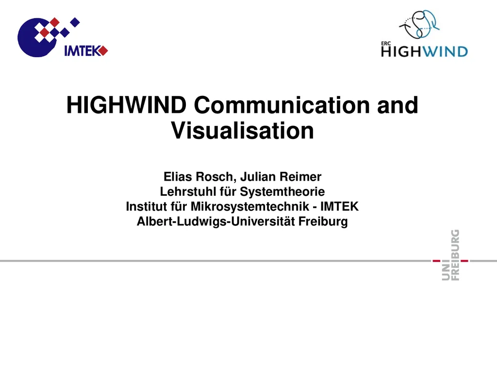 HIGHWIND Hardware Thorbjörn Jörger Lehrstuhl für - slide 19 of 31