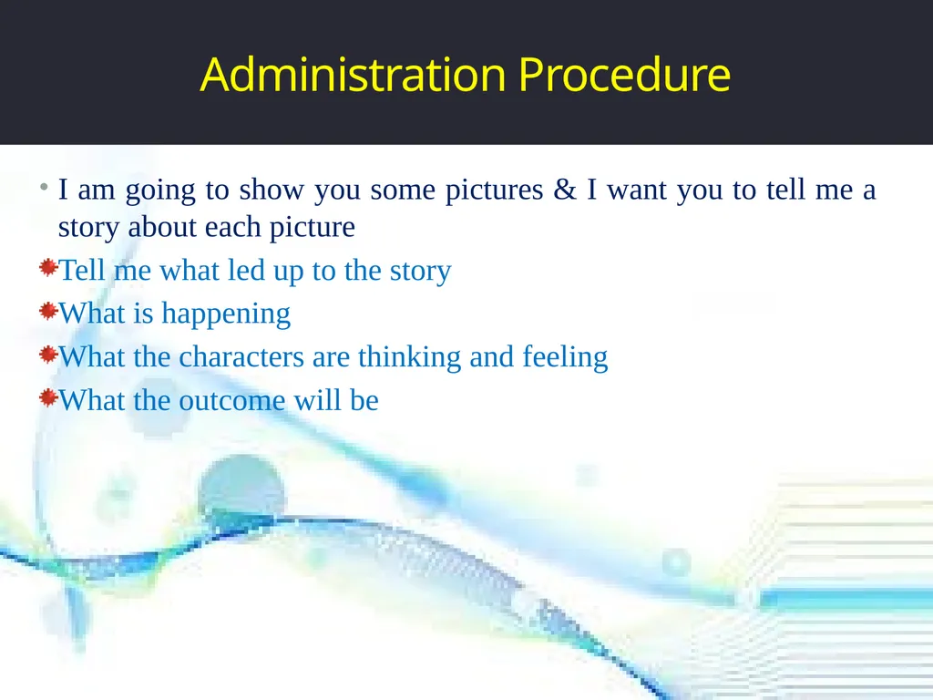 Welcome to 1st seminar Projective Techniques in - slide 35 of 63