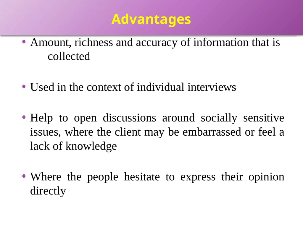 Welcome to 1st seminar Projective Techniques in - slide 49 of 63