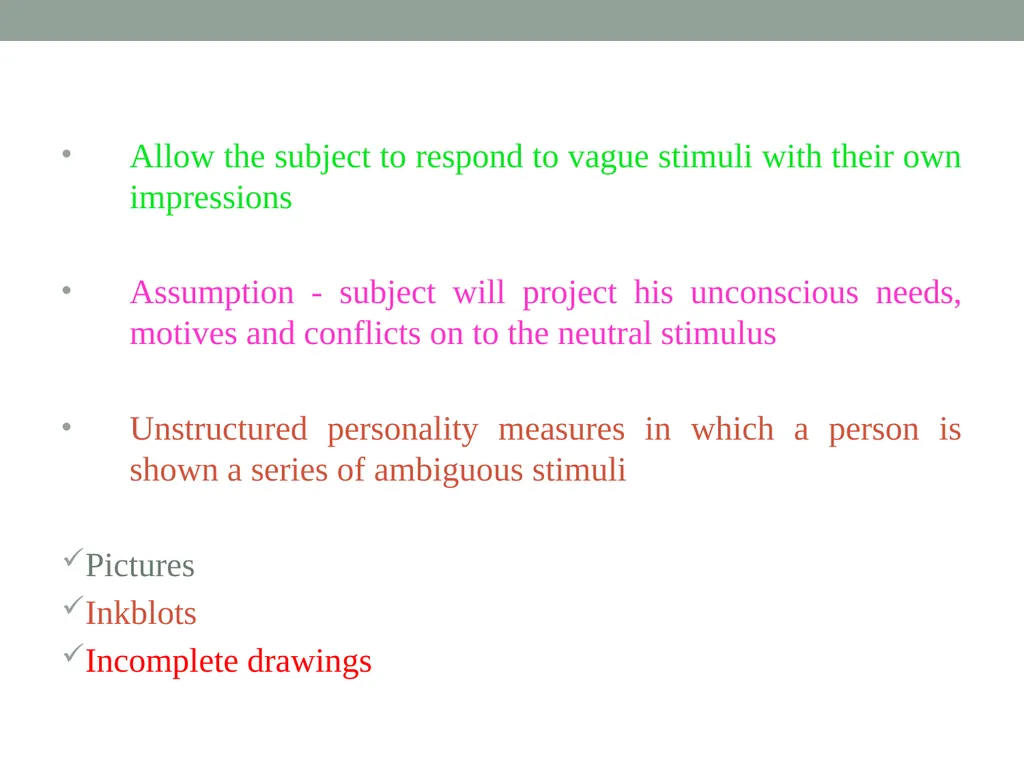 Welcome to 1st seminar Projective Techniques in - slide 10 of 63