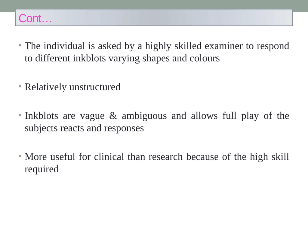 Welcome to 1st seminar Projective Techniques in - slide 20 of 63
