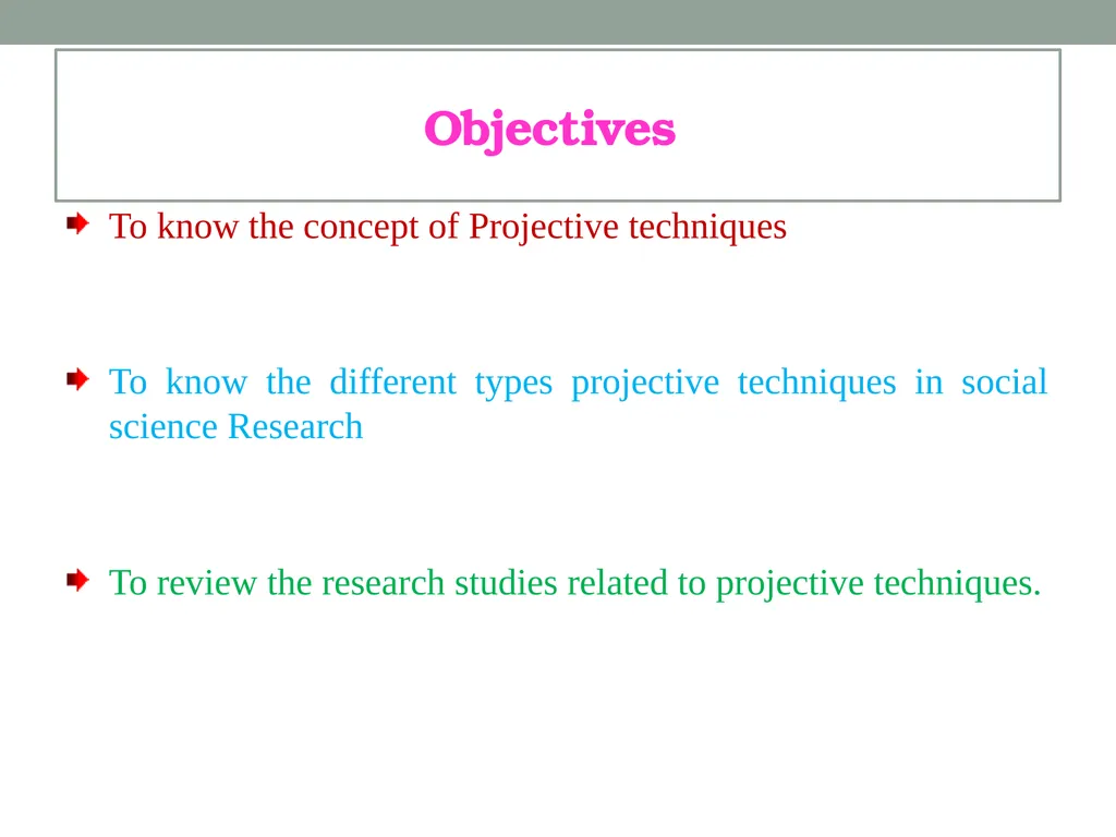 Welcome to 1st seminar Projective Techniques in - slide 6 of 63