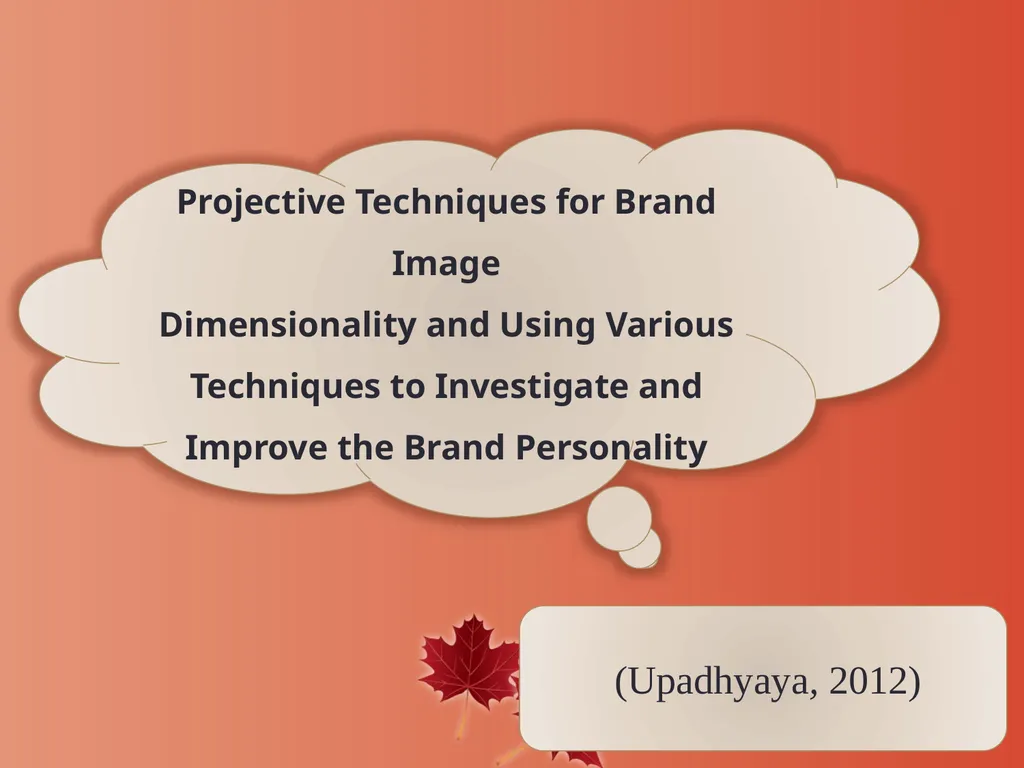 Welcome to 1st seminar Projective Techniques in - slide 57 of 63