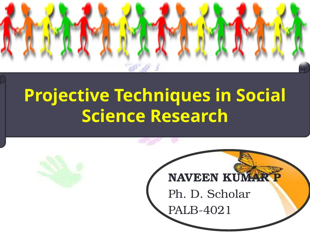 Welcome to 1st seminar Projective Techniques in - slide 2 of 63