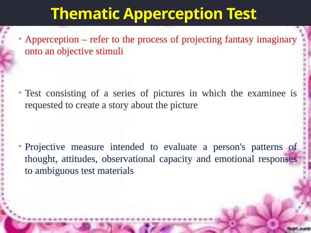Welcome to 1st seminar Projective Techniques in - slide 33 of 63
