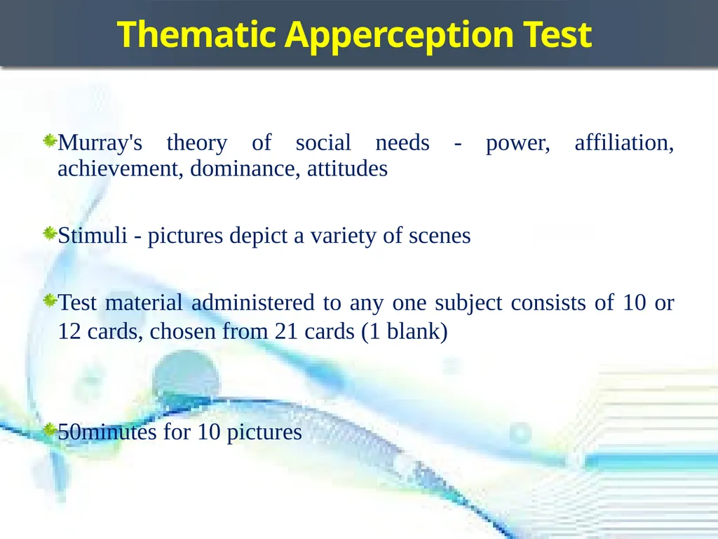 Welcome to 1st seminar Projective Techniques in - slide 34 of 63