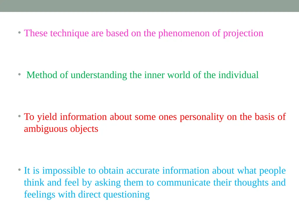 Welcome to 1st seminar Projective Techniques in - slide 9 of 63