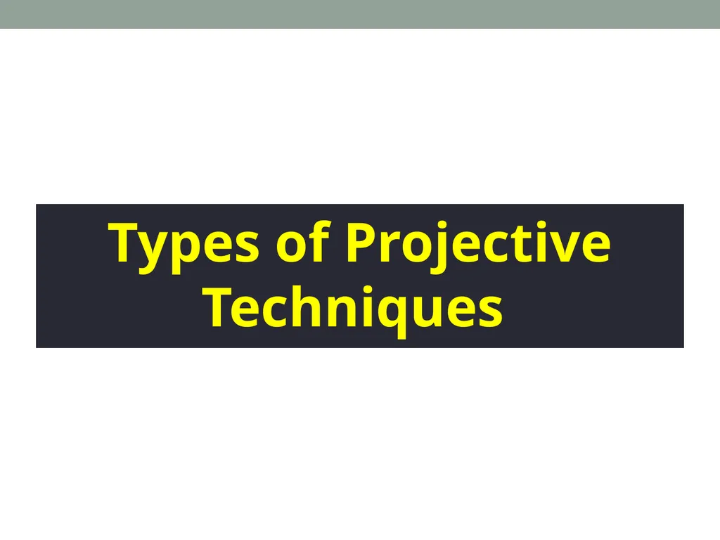 Welcome to 1st seminar Projective Techniques in - slide 15 of 63