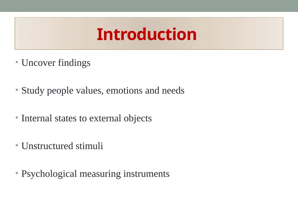 Welcome to 1st seminar Projective Techniques in - slide 4 of 63