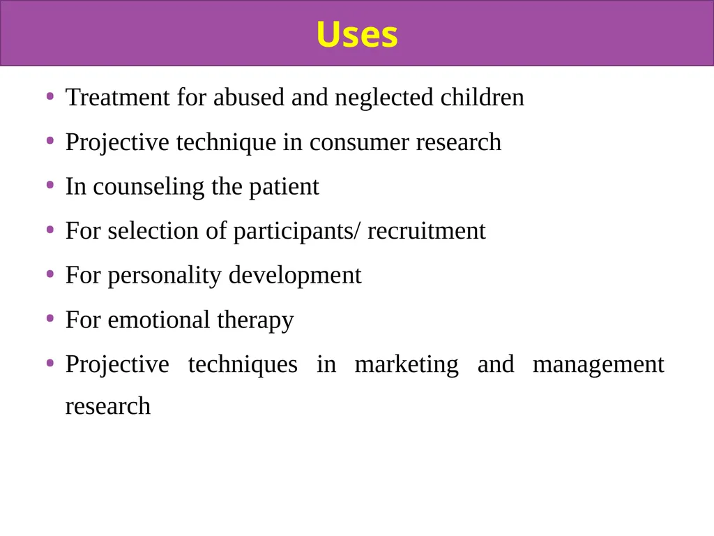 Welcome to 1st seminar Projective Techniques in - slide 48 of 63