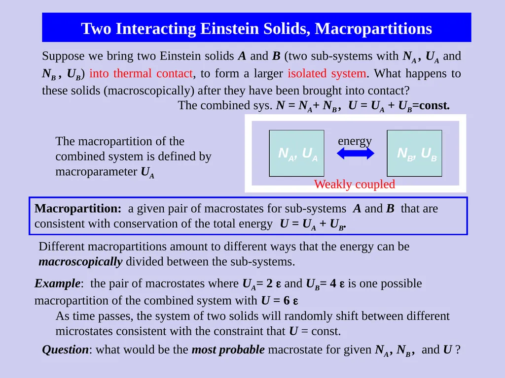 The Einstein Model of a Solid In 1907, Einstein - slide 3 of 16