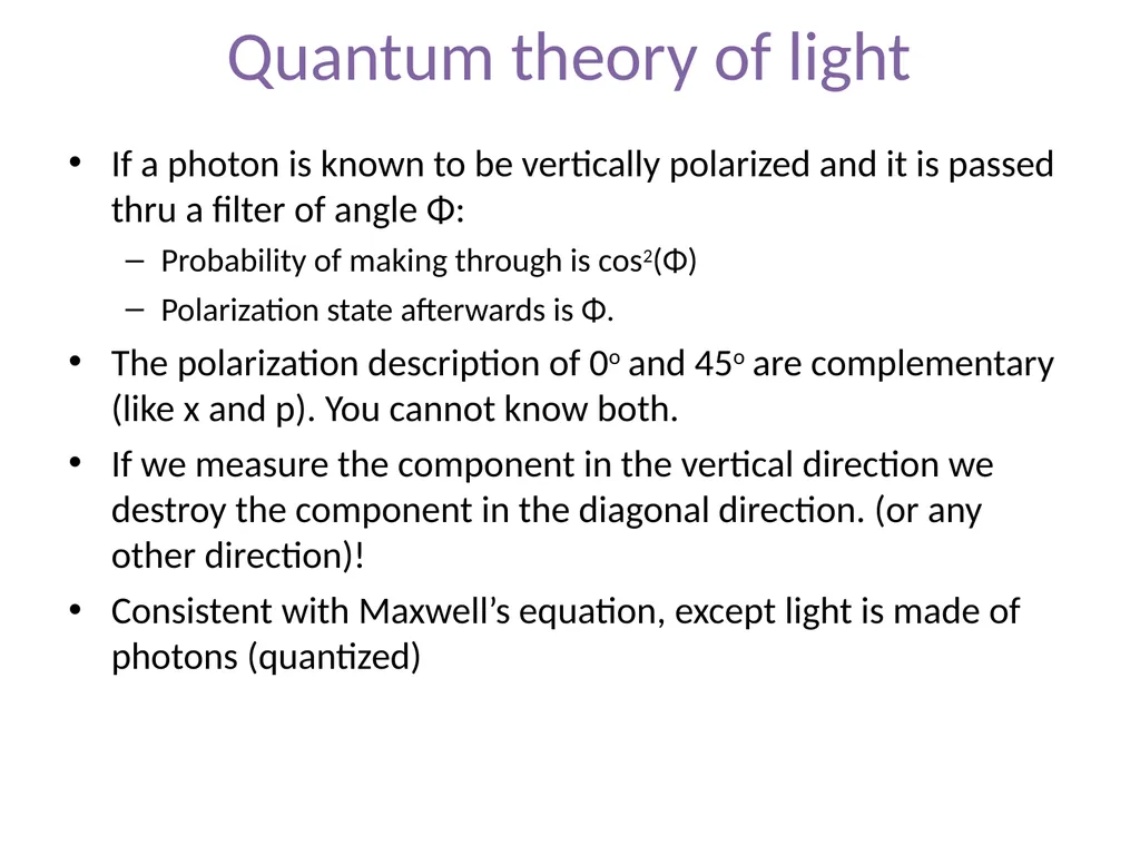 Bell’s inequality. The quantum world is stranger - slide 3 of 18
