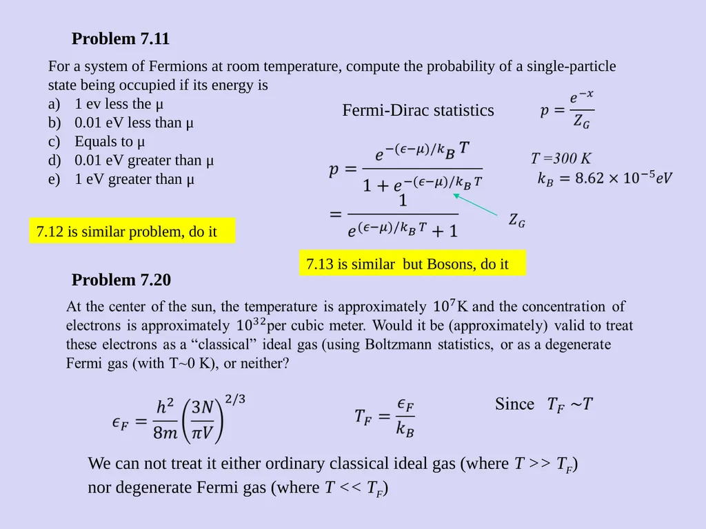 Theory of Solids Classical model: Ideal gas model - slide 7 of 9