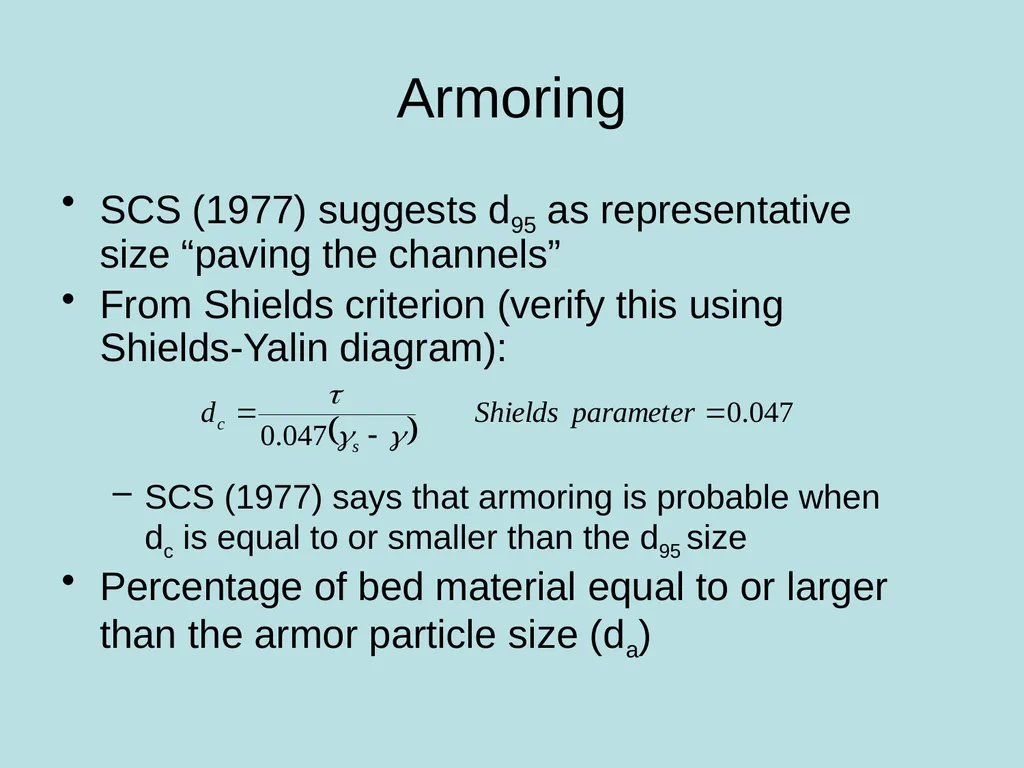 Fluvial Hydraulics CH-6 Bed-Load Transport - slide 77 of 82